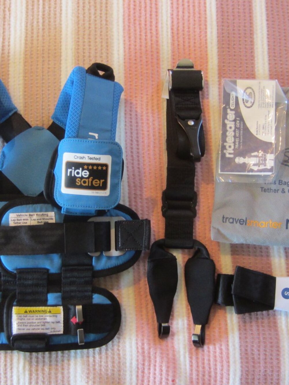 Ride Safer Travel Vest Harness Model JD14101XXX Size Small Gen 5